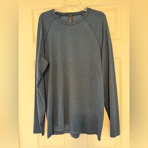 Lululemon Navy Blue Metal Vent Tech Long Sleeve
